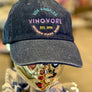 Vinovore Women Made Wine baseball cap. Adjustable.