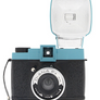 Illuminate and capture your after-dark adventures with this 35mm film camera by Lomography. Mini-sized camera fitted with a powerful flash, this camera produces dreamy, lo-fi images and shoots up to 36 shots per film in square mode and 72 shots in half-frame mode. Use the multiple and long-exposure functions for advanced experimentation.