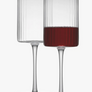 Ritzy bar glasses in a fluted origami style glass cup design. These are crafted with care in Czech Republic from premium quality, highly durable crystal. Dishwasher Safe.