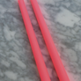 Handmade tapered candles (all candles have unique markings on them) - No scent - Hand-poured with soy wax that is 100% non-toxic, biodegradable and clean burning - Wick is made of cotton
- Paraben and phthalate free - Woman Owned - Made in USA