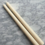 Handmade tapered candles (all candles have unique markings on them) - No scent - Hand-poured with soy wax that is 100% non-toxic, biodegradable and clean burning - Wick is made of cotton
- Paraben and phthalate free - Woman Owned - Made in USA