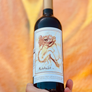 100% Cesanese di Affile Lazio, Italy. Woman winemaker - Maria Ernesta Berucci. All natural. Geeky grape alert! Between a rose and chilled red. Mineral bomb! Savory funk town. Tangy berries and shiny pennies. Tar covered cherries. Herbal tonic. Pass the grass.