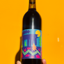 Syrah, Grenache. Valle de Gaudelupe, Baja, Mexico.  Woman Winemaker - Silvana Pijoan All natural. Chillable red. Carbonic pop! Electric boogaloo dancing in your mouth. Bubblicious gum. Salted caramel. Blackberry dynamite. Cherry Garcia. Smooth mineral criminal.