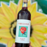 Carbonic Montepulciano, Old Vine Carignan and rose geranium. California. Woman winemakers - Andrea Jaramillo All natural. Chillable red. Super Limited!! Flower and grape wine. Fresh roses, black currant, plums and cranberry.