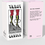 Box of 'The High Priestess' tarot candle with illustrations and text.