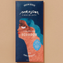 Monsoon Chocolate bar packaging with a woman's face on a beige background