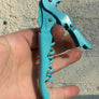 Solid and fun, these openers are down to get the job done! Turquoise.