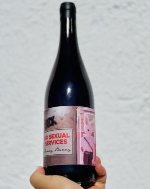 Blaufränkisch + Zweigelt blend. Burgenland, Austria.  Woman winemaker - Judith Beck. All natural. Chillable red. Strawberry soda. Dry mushroom funk. Earth, leaves, smoke. Black pepper + cherry juice. You might offer sexual services after a bottle!