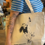 Vinovore Skater Girl XL Tote Bags! Grab life by the bottles! Recycled, Foldable, Reusable and Adorable!