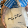 Vinovore Skater Girl XL Tote Bags! Grab life by the bottles! Recycled, Foldable, Reusable and Adorable!