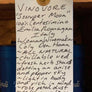 100% Centisimino Emilia Romagna, Italy. Woman winemaker - Coly den Haan. All natural. Chillable red. Fresh herb stars dotting an anise and pepper sky. Light in body and rich in mind. Rose petal dust. Take a walk on an orange peele moon. 1 liter (a bottle & a half).