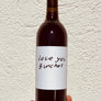 100% Carbonic Sangiovese Santa Barbara, California.  Woman Vintner - Maria Soloranzo, Jessica Stolpman. All natural. Like an all night gay dance party for your mouth. Chill it! Chill it real good! Like a slutty Strawberry Shortcake with a spice 'tude! Xoxo love you!
