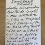 100% Sauvignon Blanc Sancerre, France. Woman winemaker - Adeläide Grall. All natural. Like a tropical fruit storm with a bone dry twist. sex on a stick but in a bottle. Load of rocky minerality. Sky rockets in flight, afternoon delight.