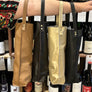 Vena Vena Leather Wine Tote Bag