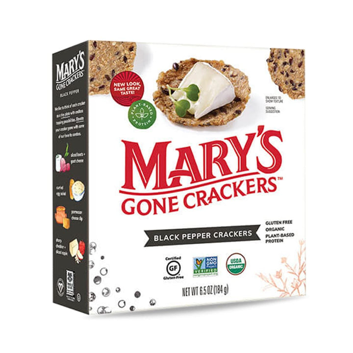 Mary's Gone Black Pepper Gluten Free Crackers