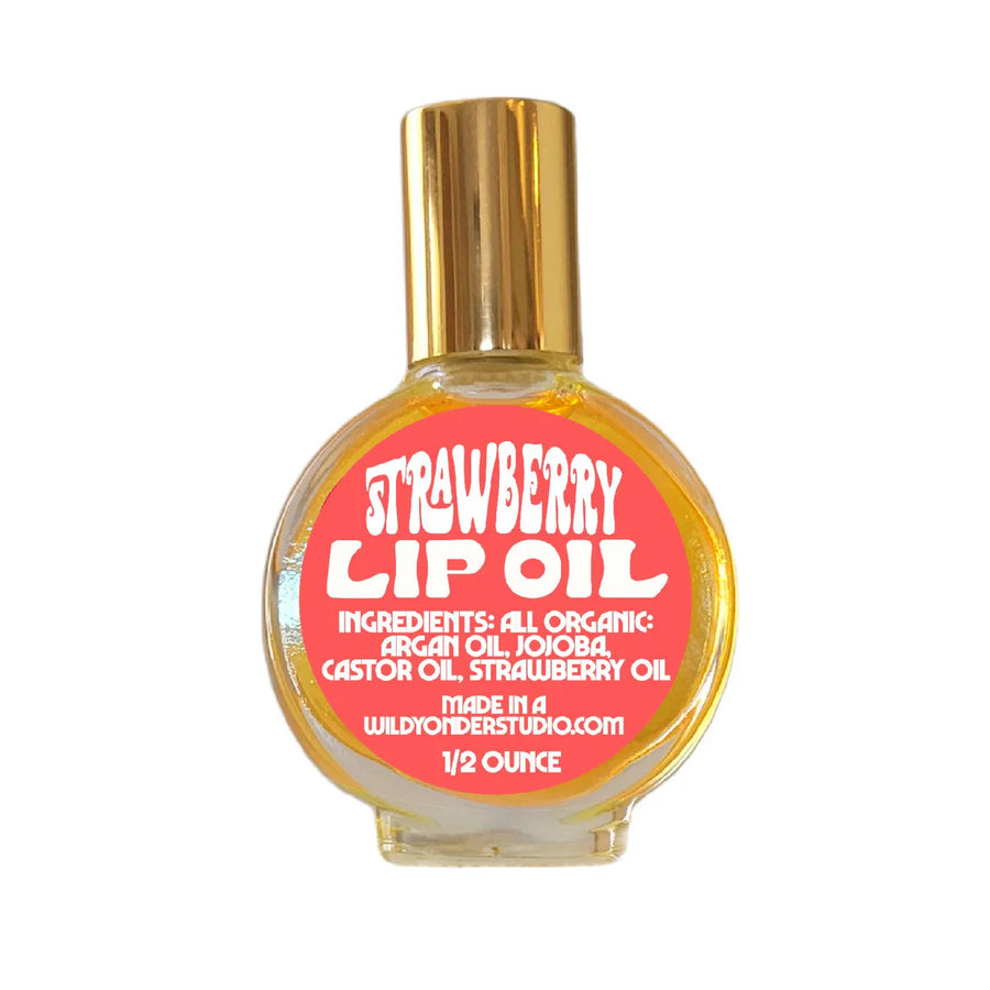 Wild Yonder Botanicals Strawberry Lip Oil