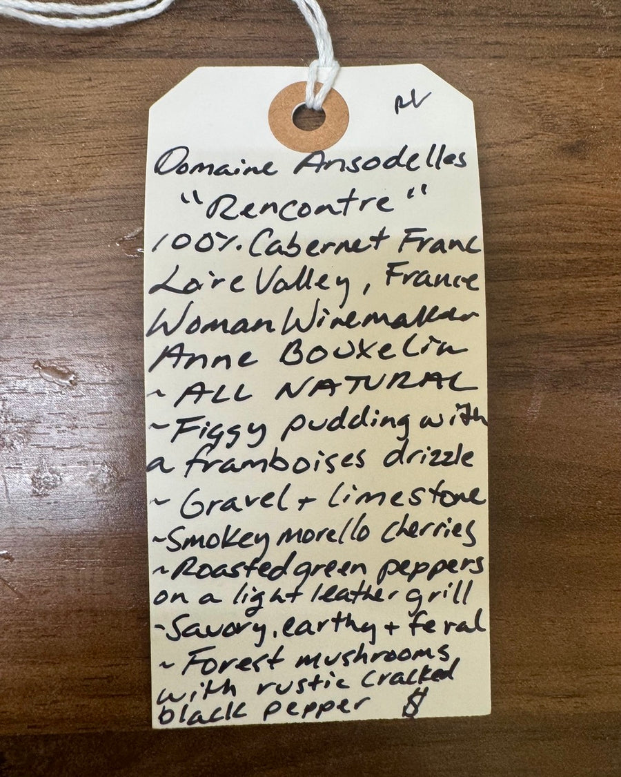 Domaine Ansodelles Rencontre Cabernet Franc