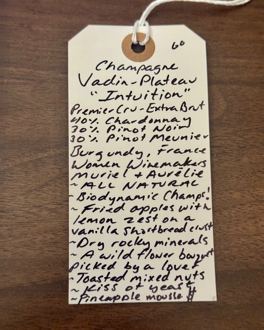 Vadin-Plateau Intuition Champagne Extra Brut