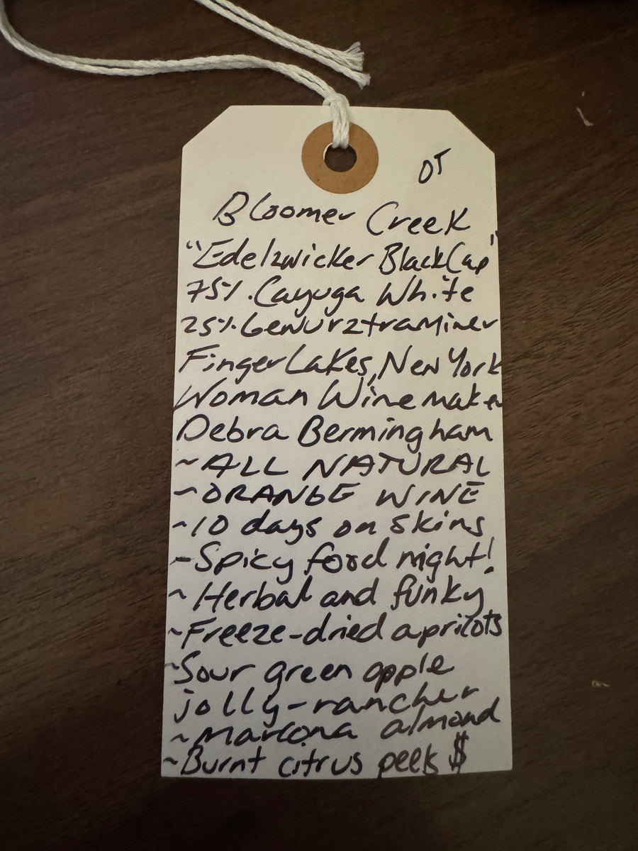 Bloomer Creek Edelzwicker Black Cap