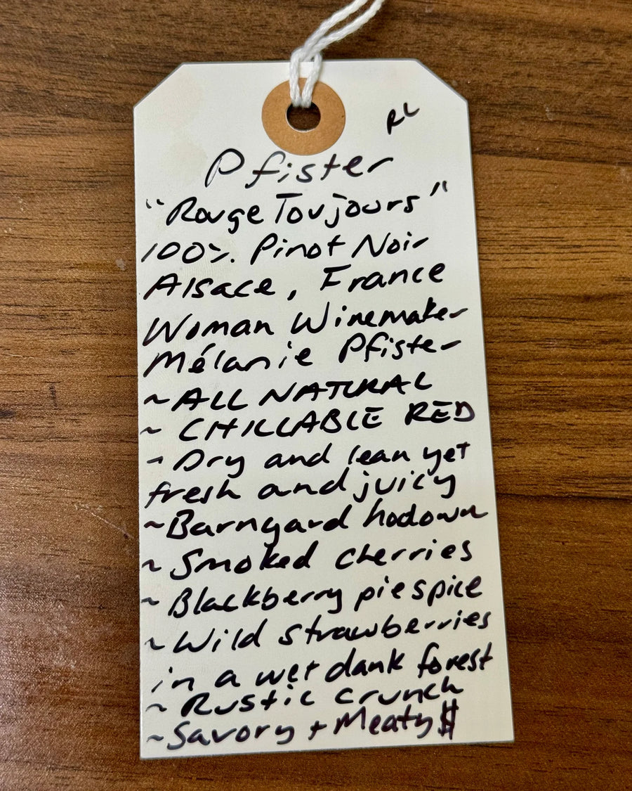 Pfister Rouge Toujours Pinot Noir