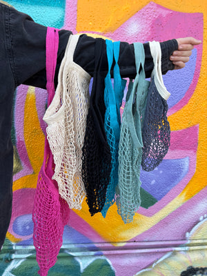 Organic Cotton Net Bag: Assorted Colors
