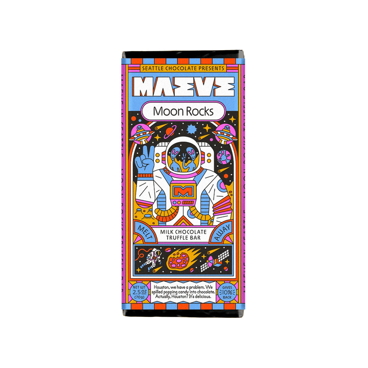 Maeve by Seattle Moon Rocks Chocolate Bar