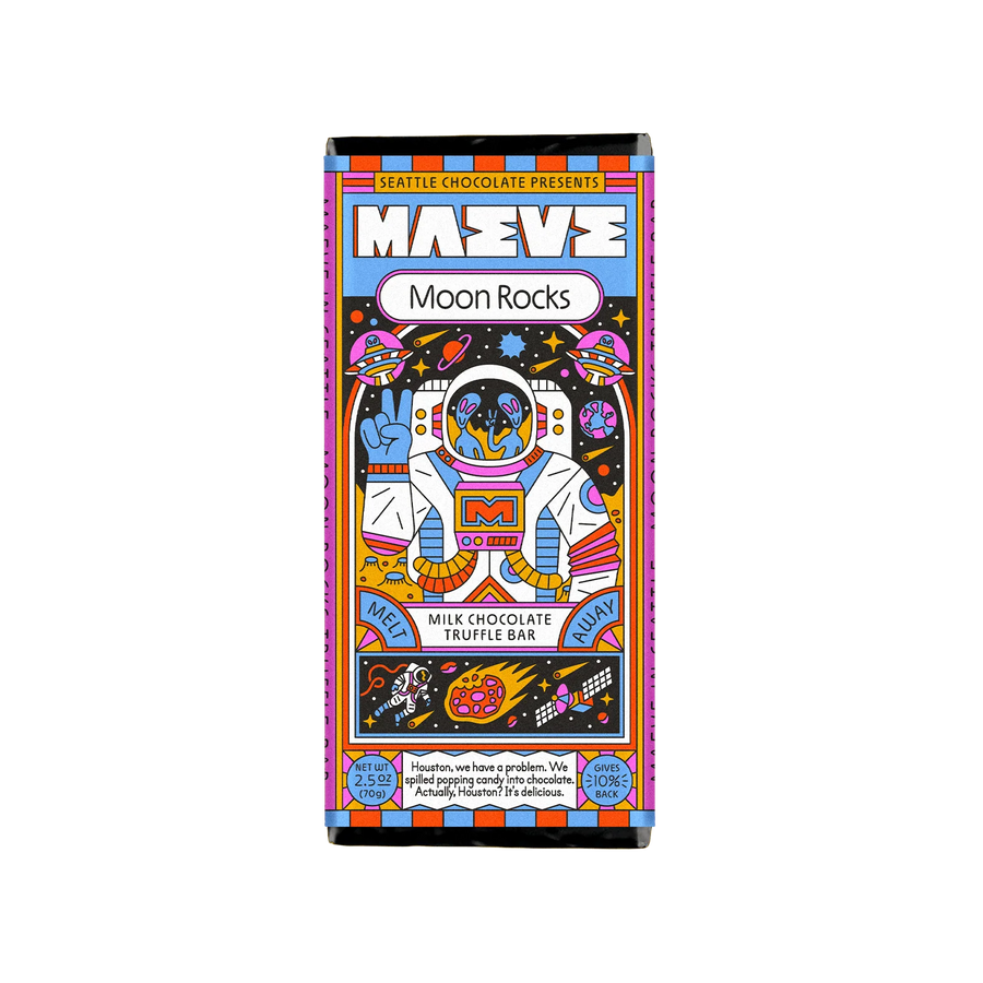 Maeve by Seattle Moon Rocks Chocolate Bar