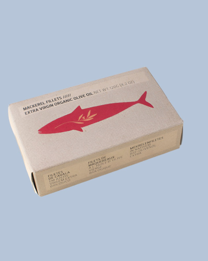 Maria Organic Mackerel Fillets in Organic Evoo