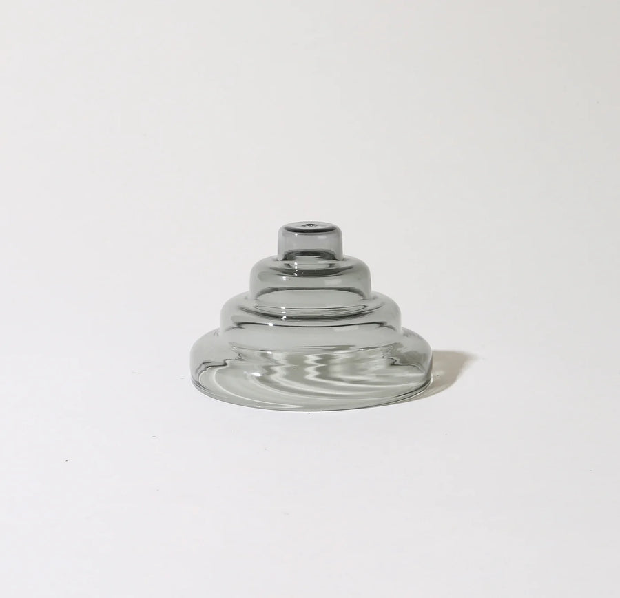 Yield Glass Meso Incense Holder - Grey