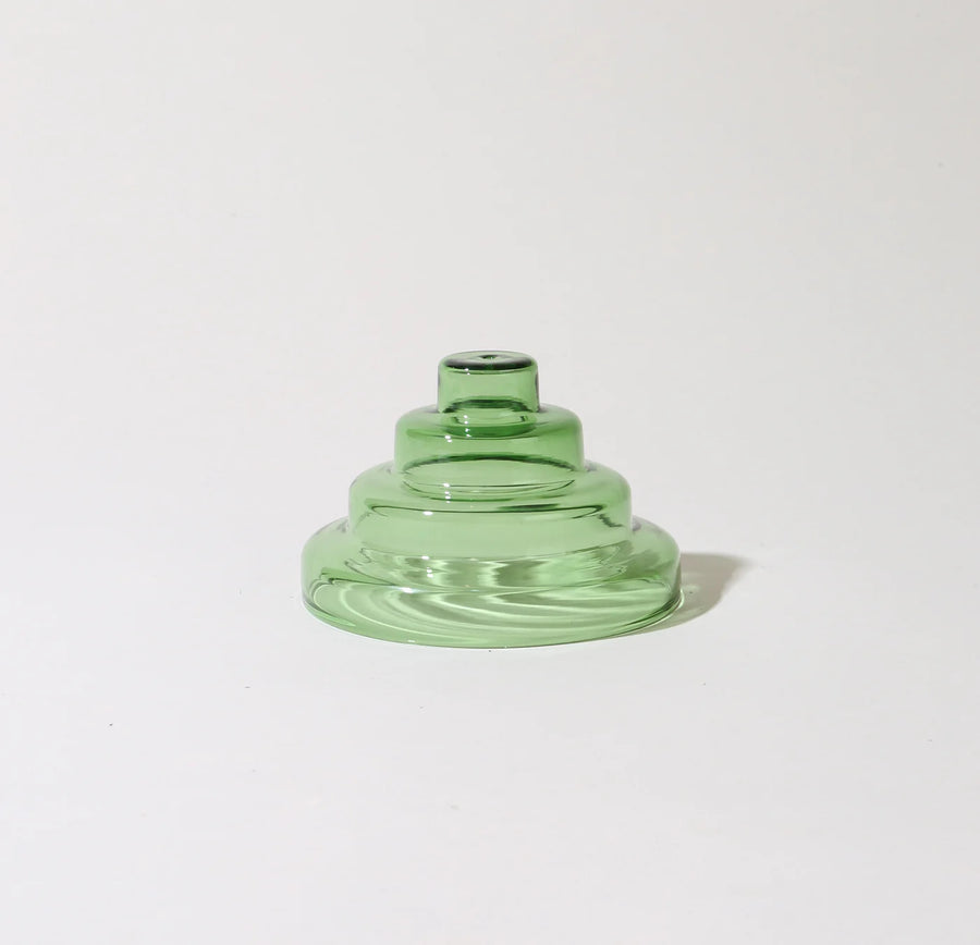Yield Glass Meso Incense Holder - Verde