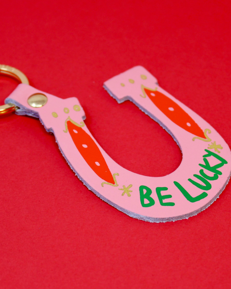 Ark Colour Be Lucky Key Fob - Pink