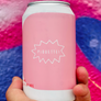 Grape Pomace Hudson Valley, New York.  Woman winemaker - Crystal Cornish. All natural. Sparkling rose with low abv. Dry raspberry soda. Salty pink lemonade.  Tastes like Summer in a can. Grassy cherries. 375ml = 1/2 a bottle