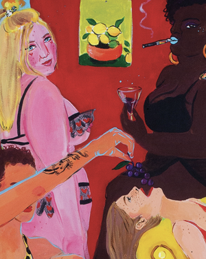Drawing inspiration from Matisse’s iconic red interior paintings, Manifestations of Luv is an ode to luxury, pleasure, and indulgence. Artist Serena Corson’s lush color palette and loose, painterly style make for a wonderfully lavish puzzle.