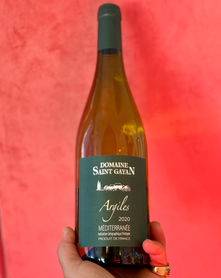 50% Picpoul, 25% Bourboulenc 25% Grenache. Cote du Rhone,France  Women Winemakers – Mother and Daughter  Martine and Julie All natural. Lively lemon, toasty florals, zippy grapefruit, grippy peach fuzz and heady honeysuckle.  Tropical vacation in a glass including the fruit, sea air and shellfish!