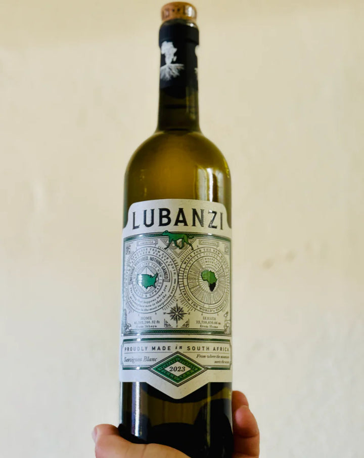 90% Sauvignon Blanc, 10% Skin Contact Colombard. Swartland, South Africa.Woman winemaker - Trizanne Barnard.All Natural.Bay orange wine.B-Corp + 1% for the Planet.Ripe yellow plums.A moreish hint of banana peels.Local green shrubs.Passionfruit seeds.Guava lava.Dry orange Julius whipped.
