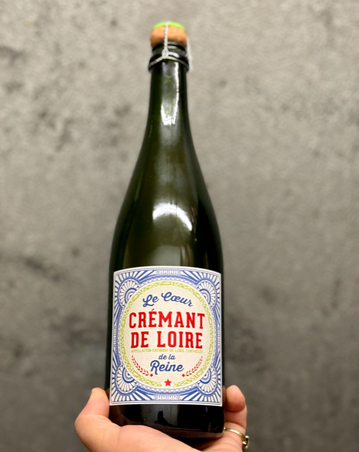 33% Chenin Blanc, 33% Chardonnay, 33%Cabernet Franc Loire, France.   Woman winemaker - Ludivine Marteau. All natural. Roasted almonds in dehydrated lime and peach dust. Steeped chamomile.  Dense quince paste. Mixed citrus pith. Chalk dusted florals. Lil' funky froth. Mineral cream.