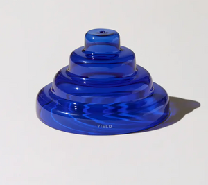 Yield Glass Meso Incense Holder - Cobalt