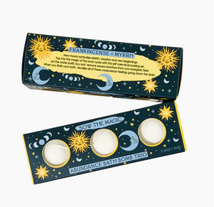 Abundance Moon Phase Bath Bomb Trio