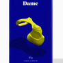 Dame Fin Finger Vibe - Lime Vibrator