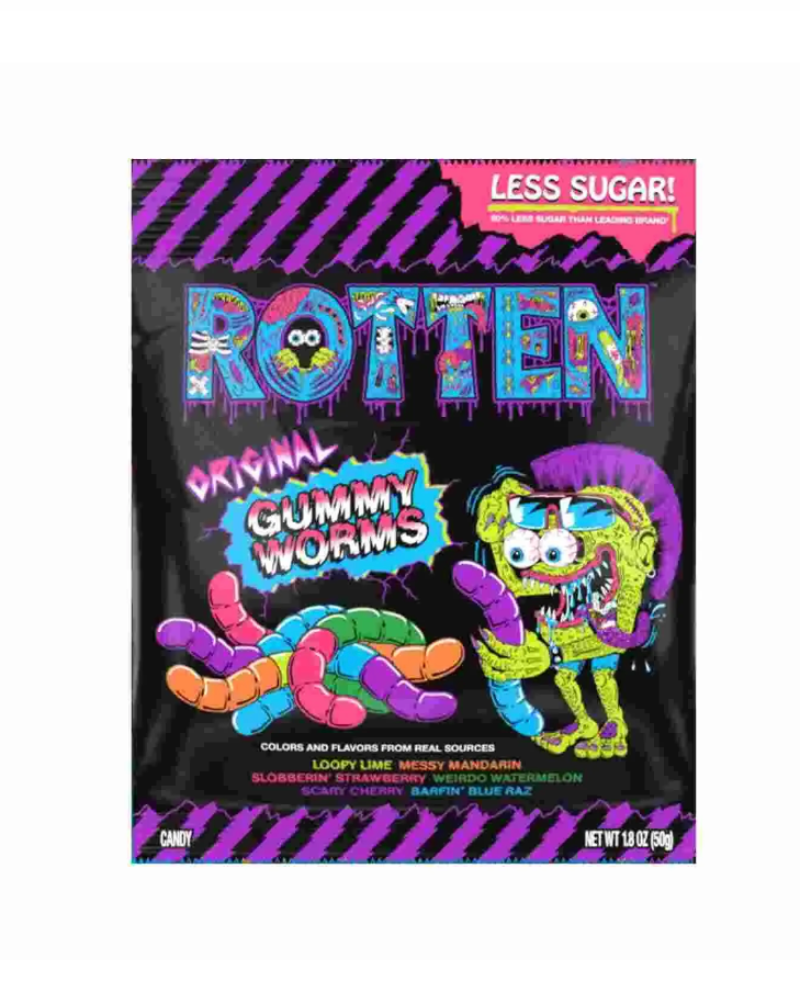 Craving the classic charm of gummy worms without the sugar overload? Our Original Gummy Worms are your guilt-free indulgence! Packed with 60% less sugar than traditional gummy candy, these delightful treats offer monstrous flavor. Crafted with natural ingredients, they promise a deliciously sweet experience without artificial additives.