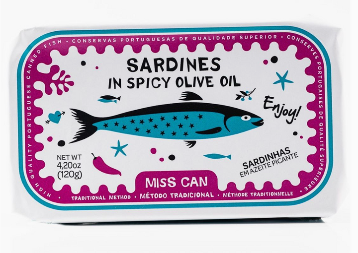 Miss Can by Tin2Table Sardines in Spicy Olive Oil