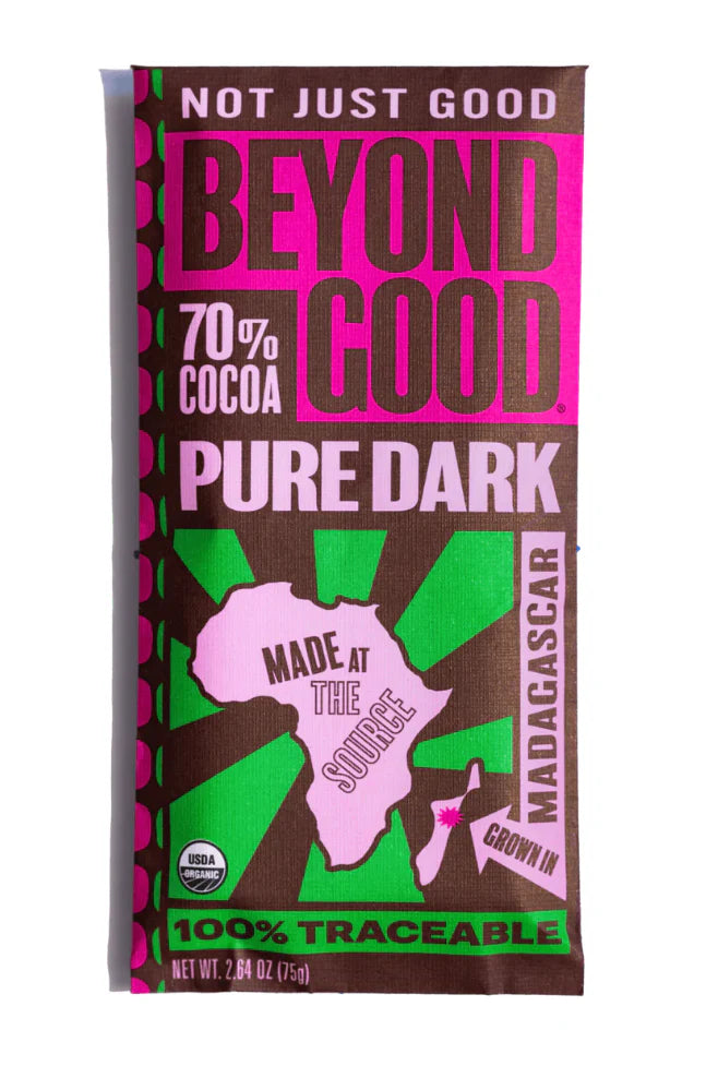 Beyond Good Chocolate Bar PURE DARK 70%