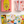 Pasta Tarot card set with a red and white checkered box on a light background