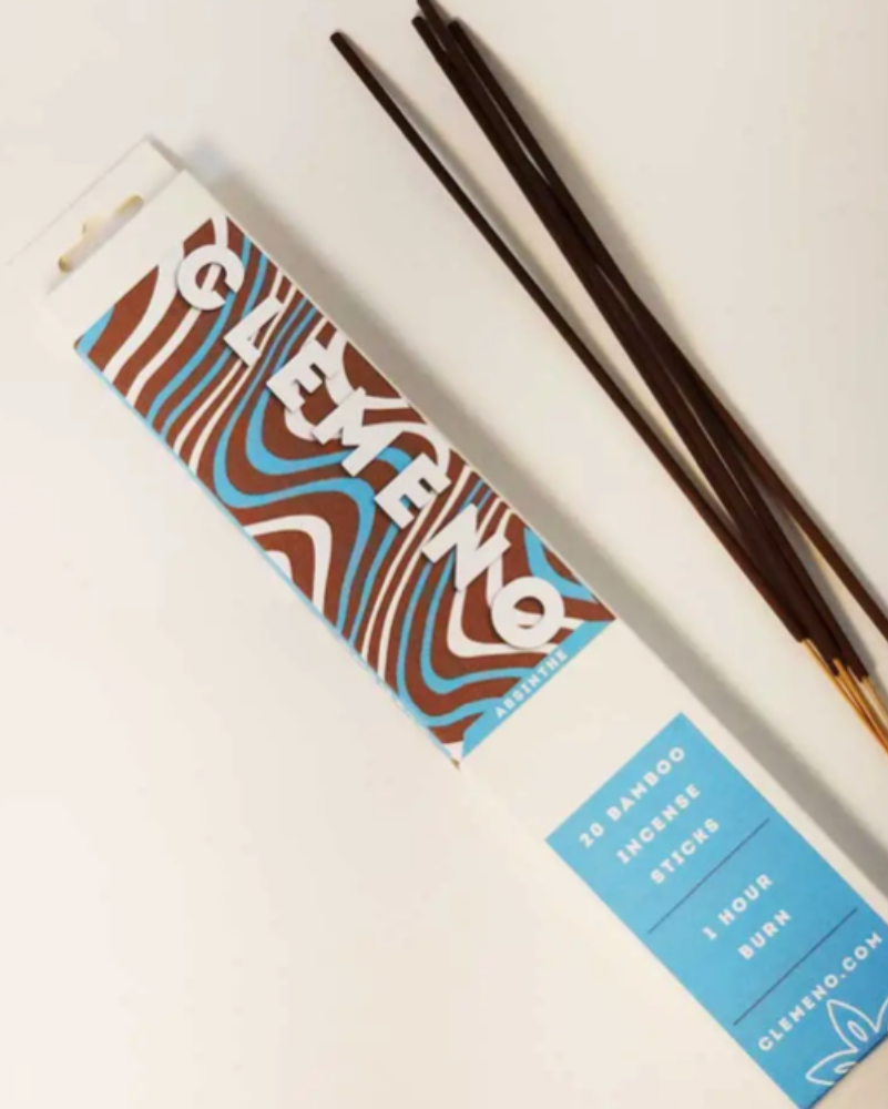 Clevereno incense sticks packaging with incense sticks on a white background