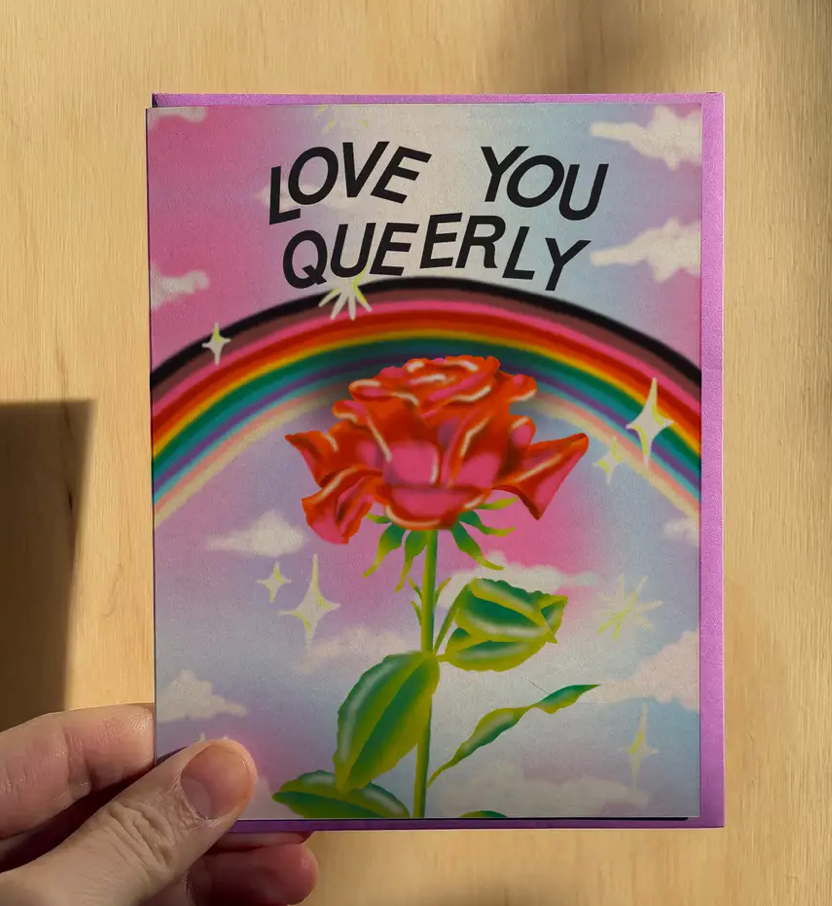 Love You Queerly Greeting Card