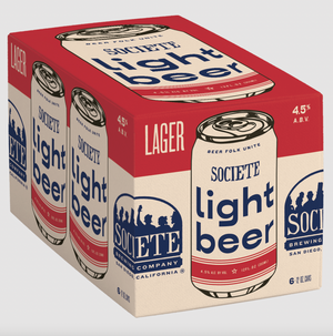 Societe Light Beer Lager 6 pack