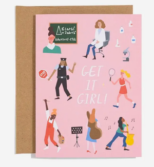 Poketo Get it Girl Greeting Card