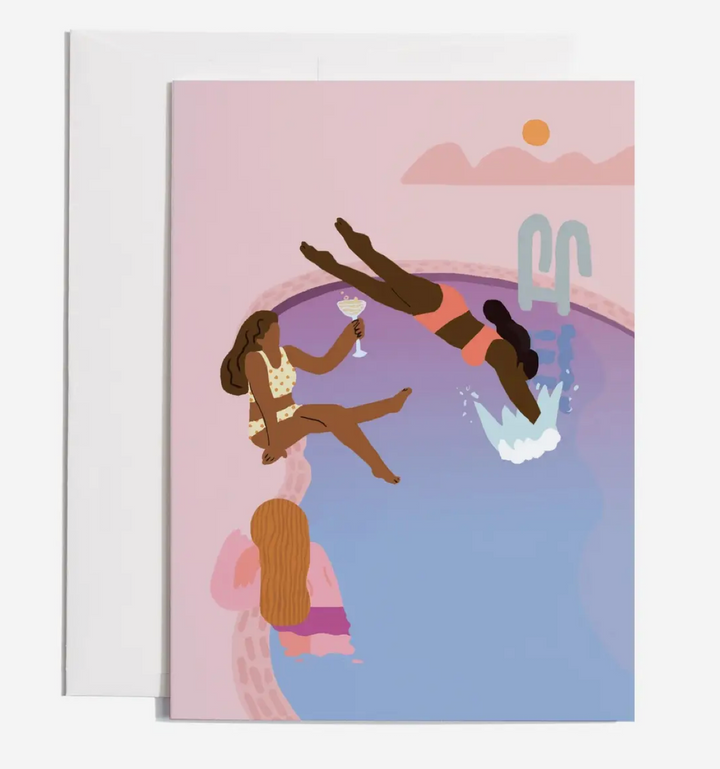 Poketo Bestie Trip Card Greeting Card
