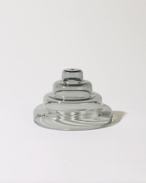 Metallic lampshade on a white background