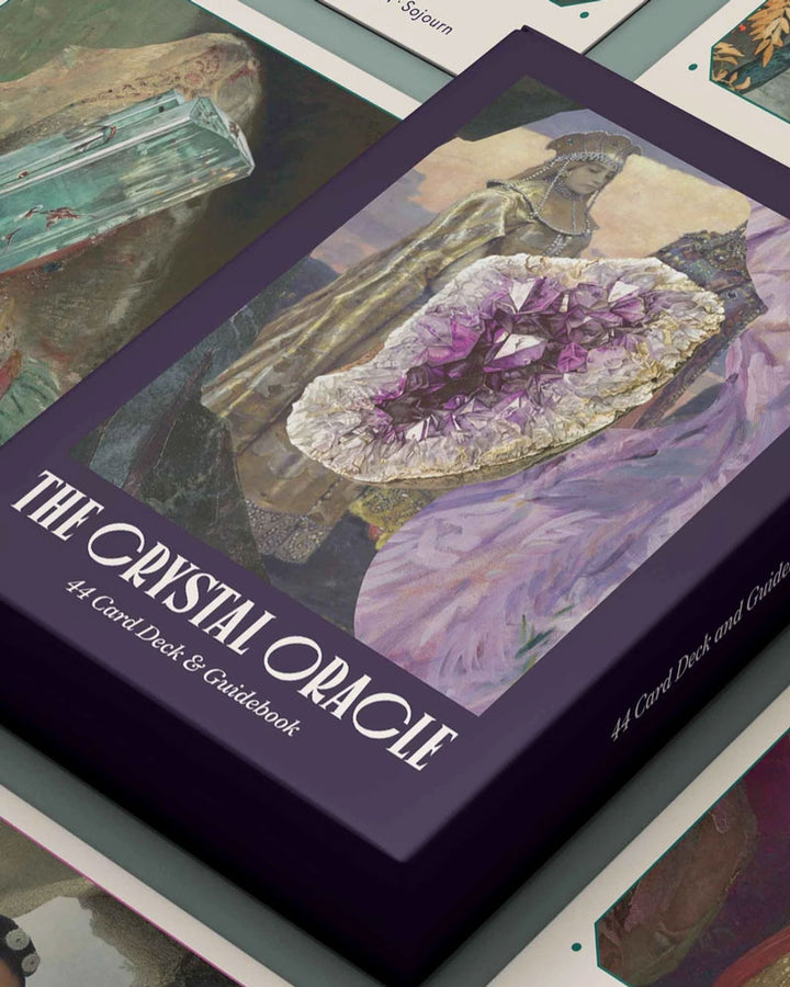 Pick up a rock. What do you see? The language of stone is time. It holds clues to our inner world, if only we learn to read it. Every card in The Crystal Oracle represents a treasure, a tool, or a person who works with stone—and the multitudes, layers, and connections each contains.